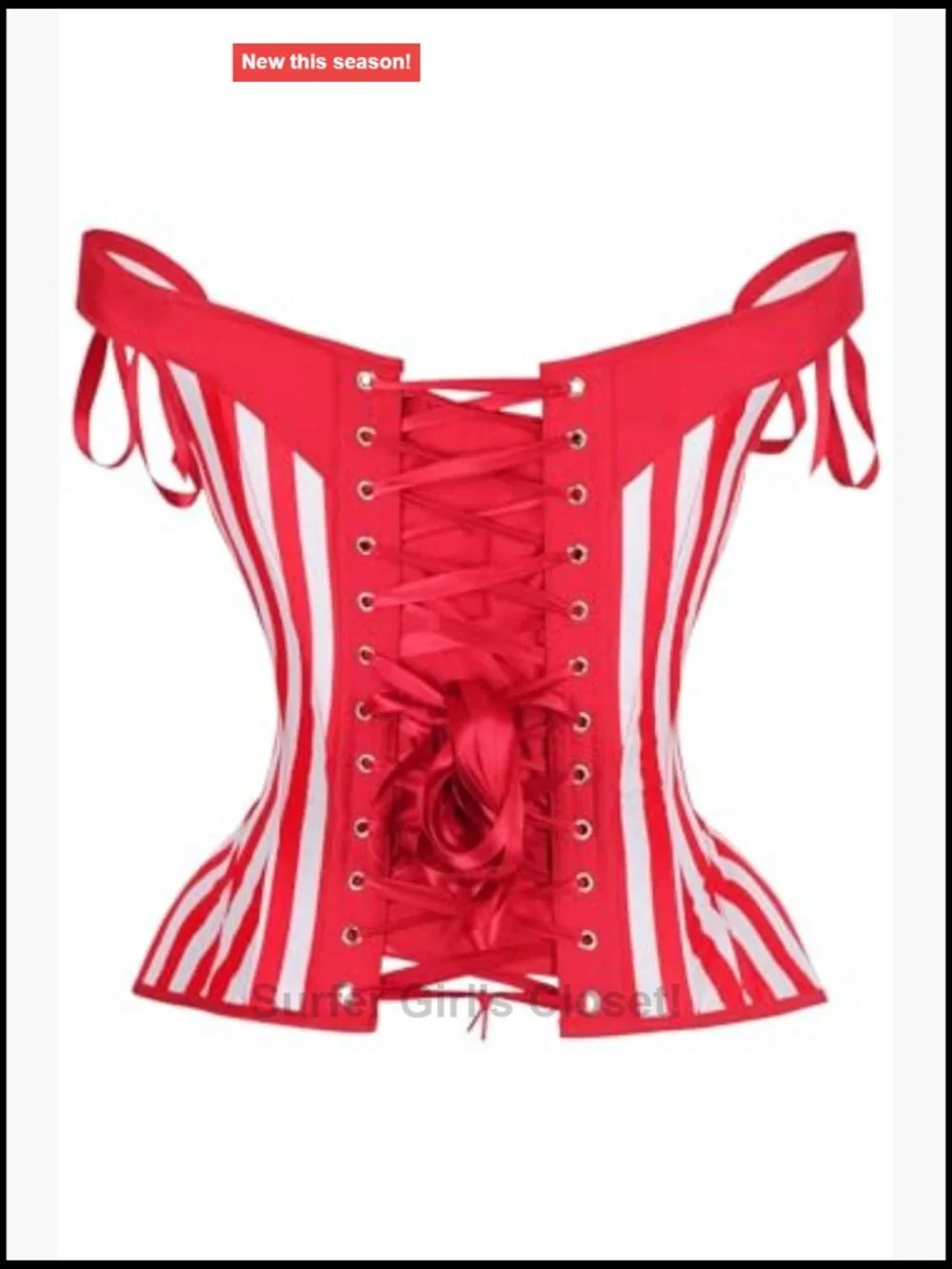 Steel Boned Overbust Corset Waist Cincher Bustier Top - Plus Size